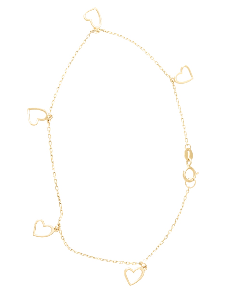 Pulsera de oro 14 K con acabado pulido