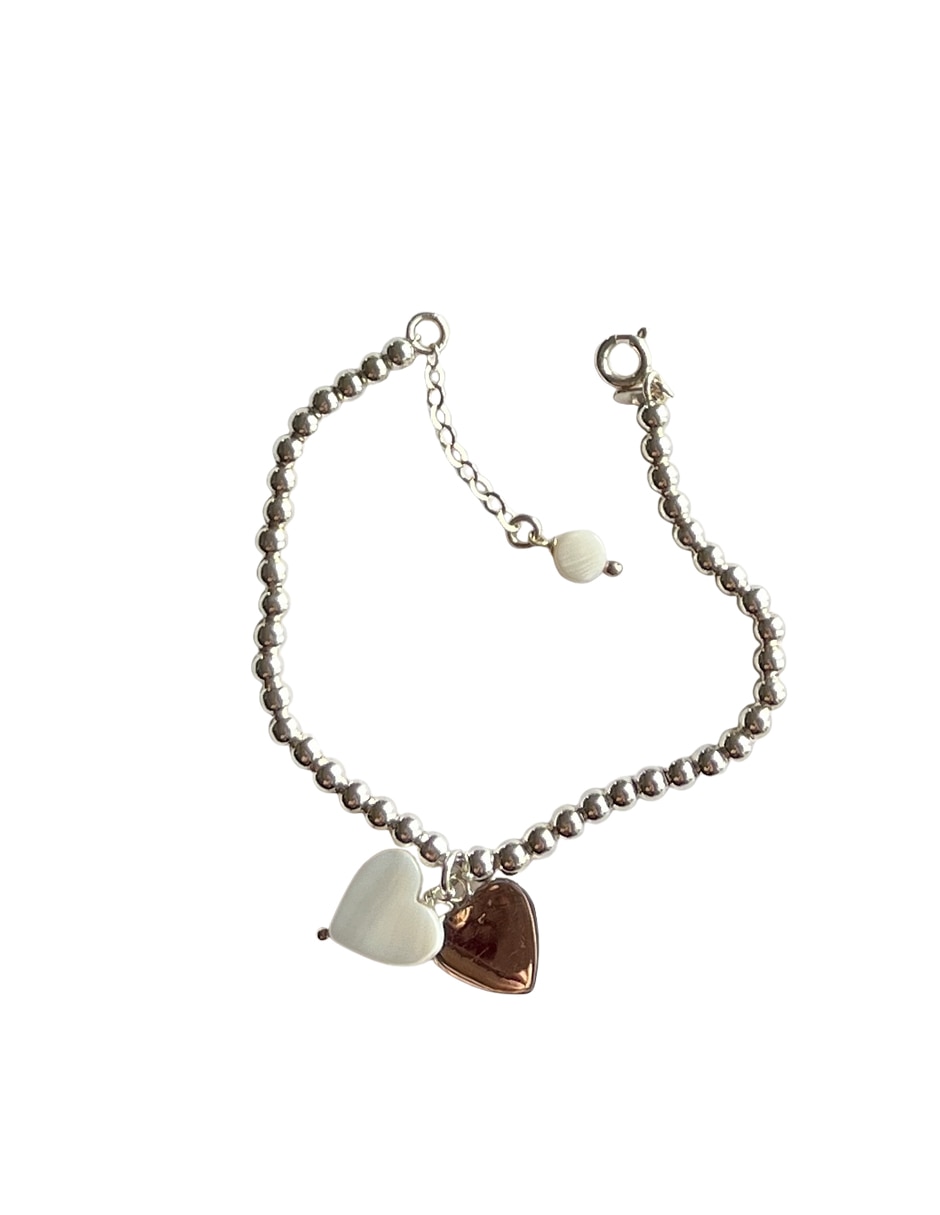 Brazalete de plata con madre perla p 925 Madre Perla