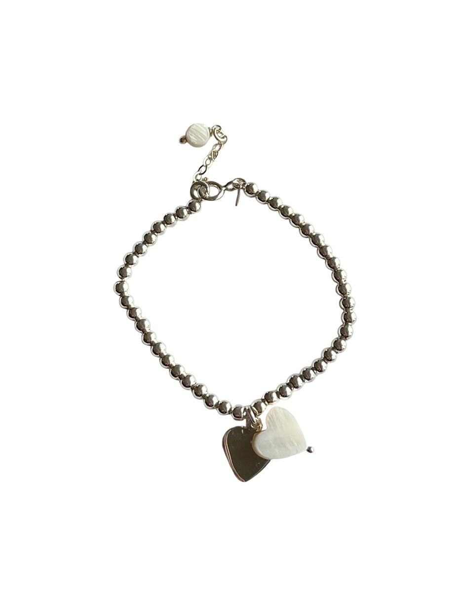 Brazalete de plata con madre perla p 925 Madre Perla 2