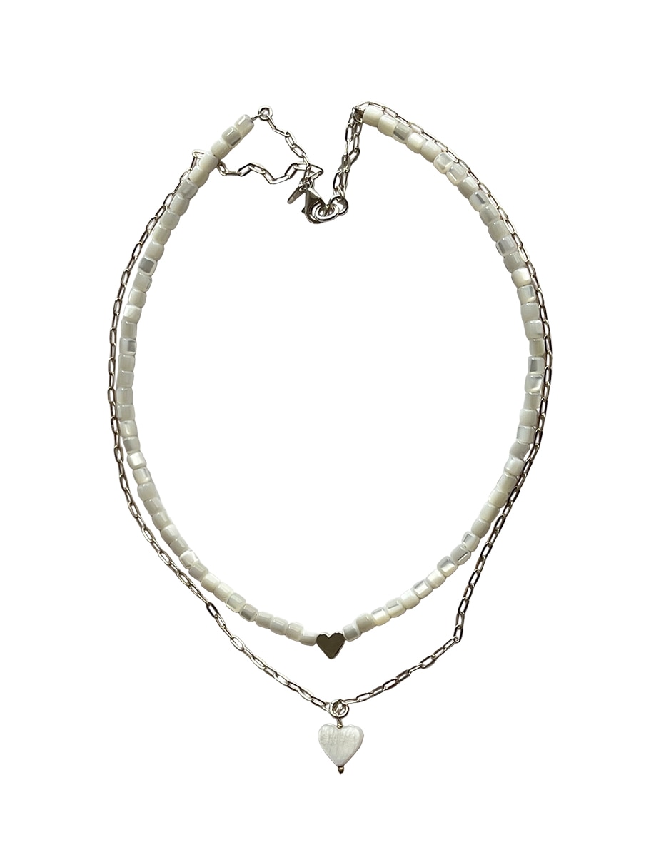 Collar Madre Perla de plata P 925 2