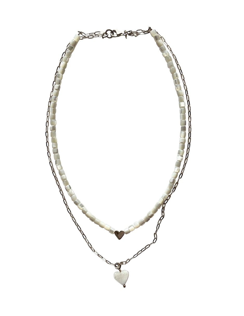 Collar Madre Perla de plata P 925 3