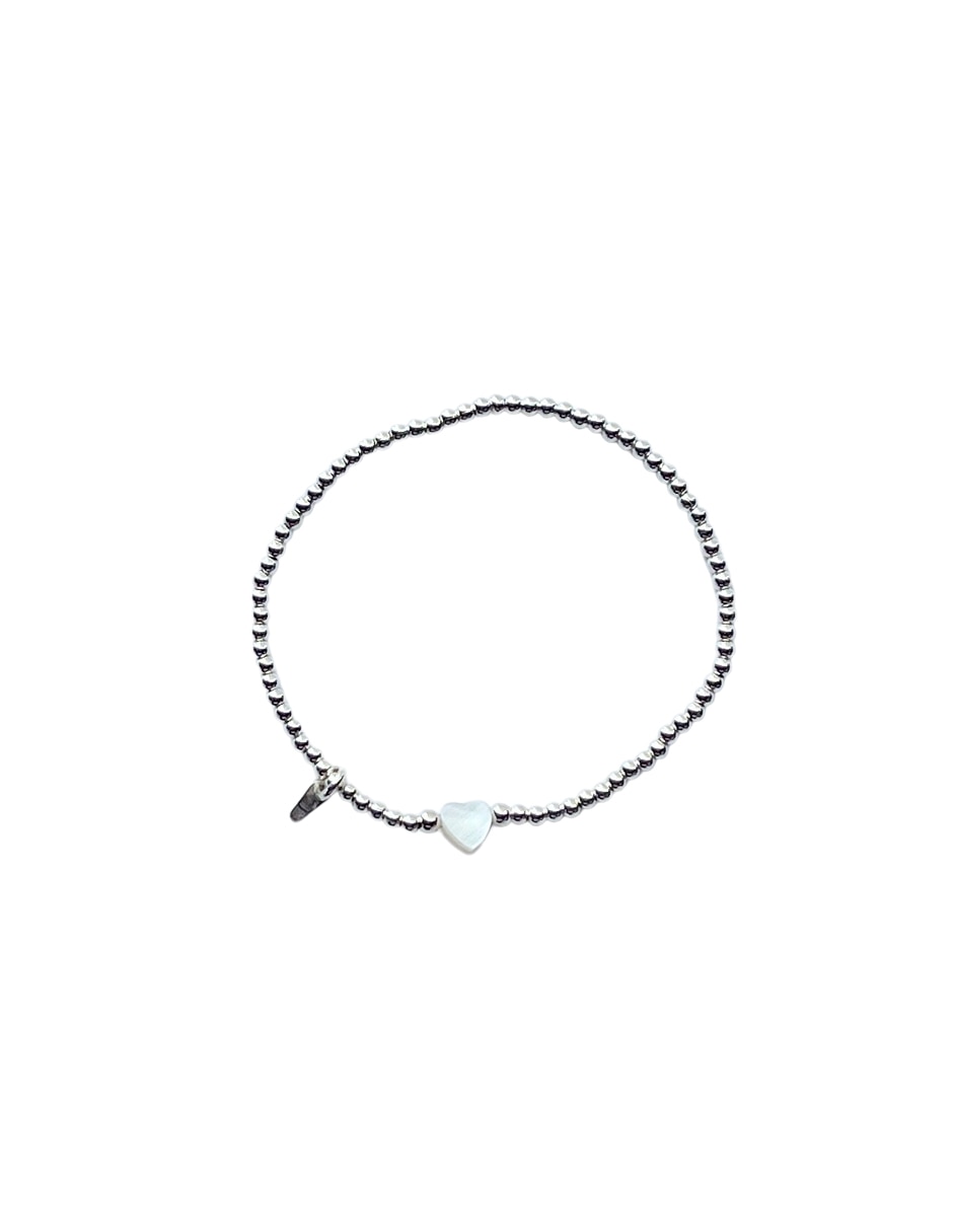 Brazalete de plata con madre perla p 925 Madre Perla