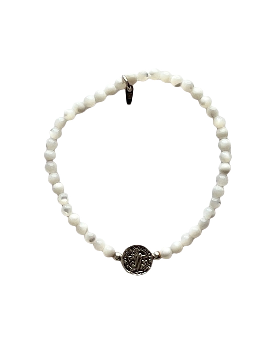 Brazalete de plata con madre perla p 925 Madre Perla 3