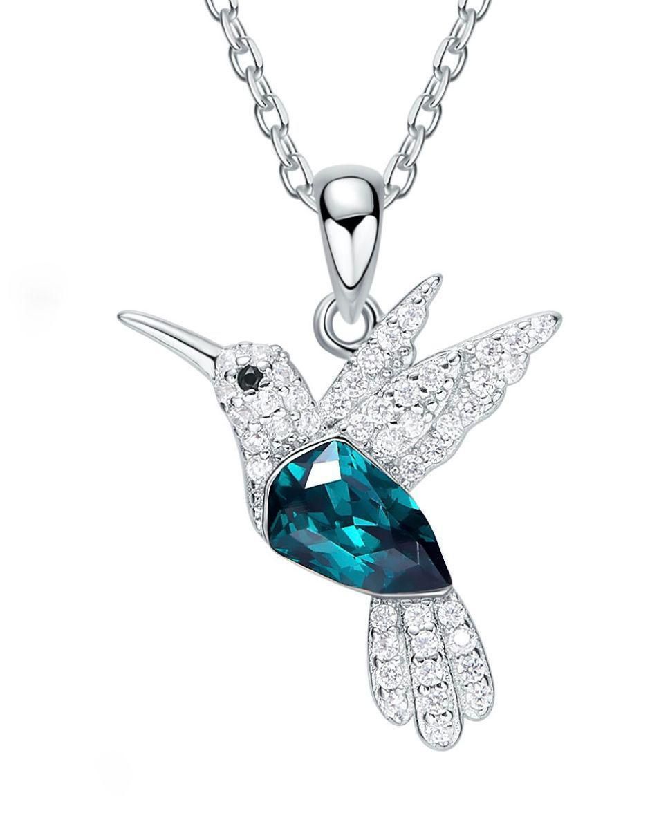 Collar Colibrí de plata P 925 2