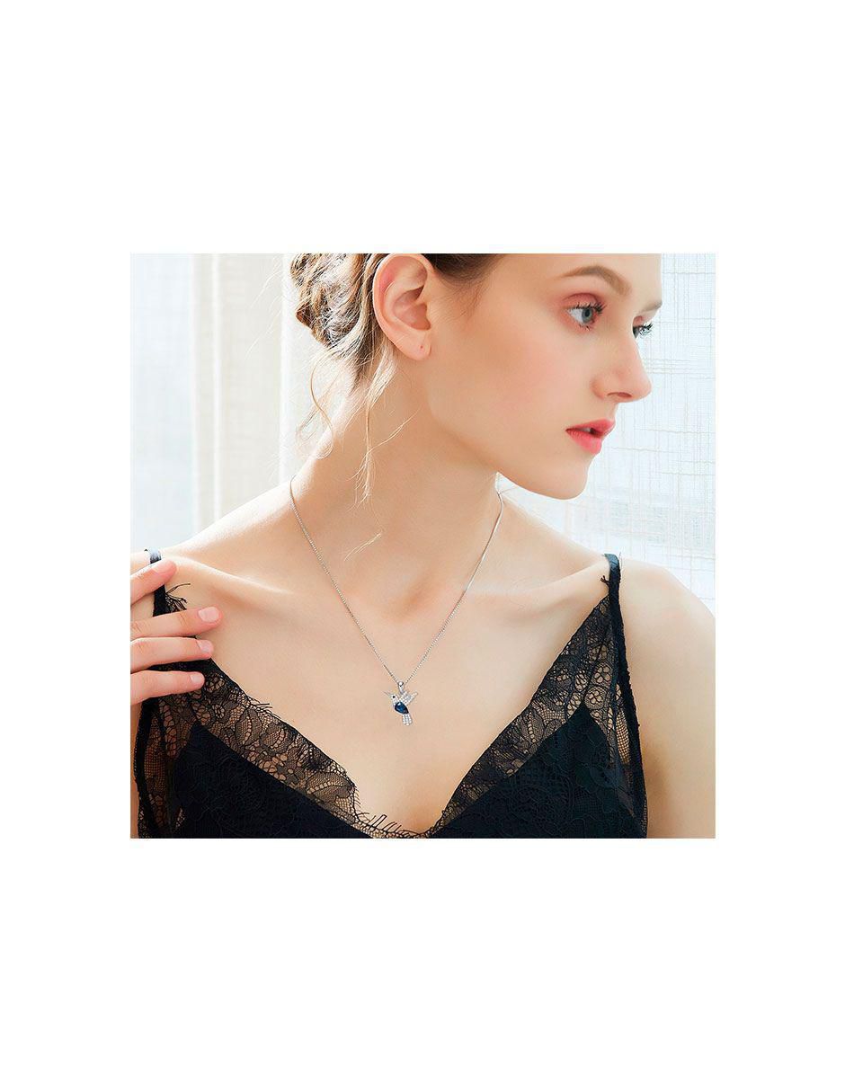 Collar Colibrí de plata P 925 3