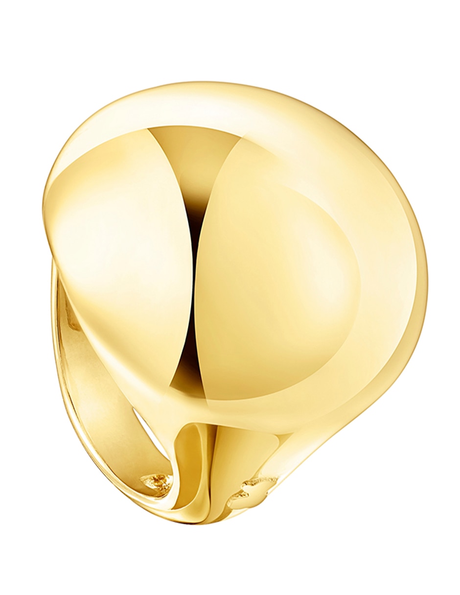 Anillo Plump de plata vermeil brillante 1