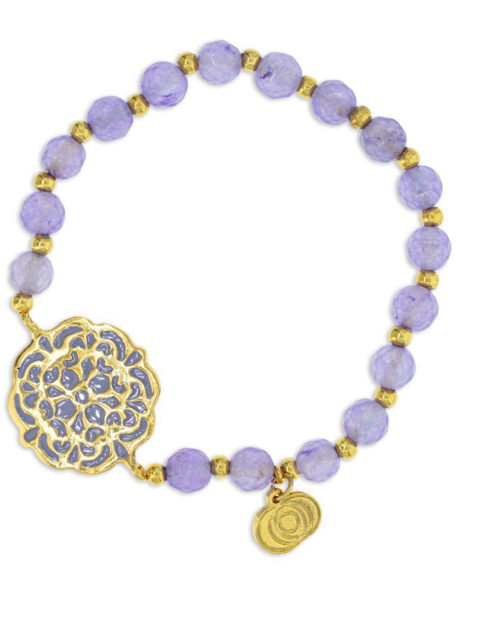 Pulsera de baño de oro Ablime Mándalas Pulsera de baño de oro Ablime Mándalas