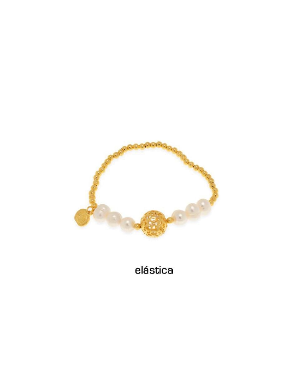 Pulsera de baño de oro Ablime Perlas 3