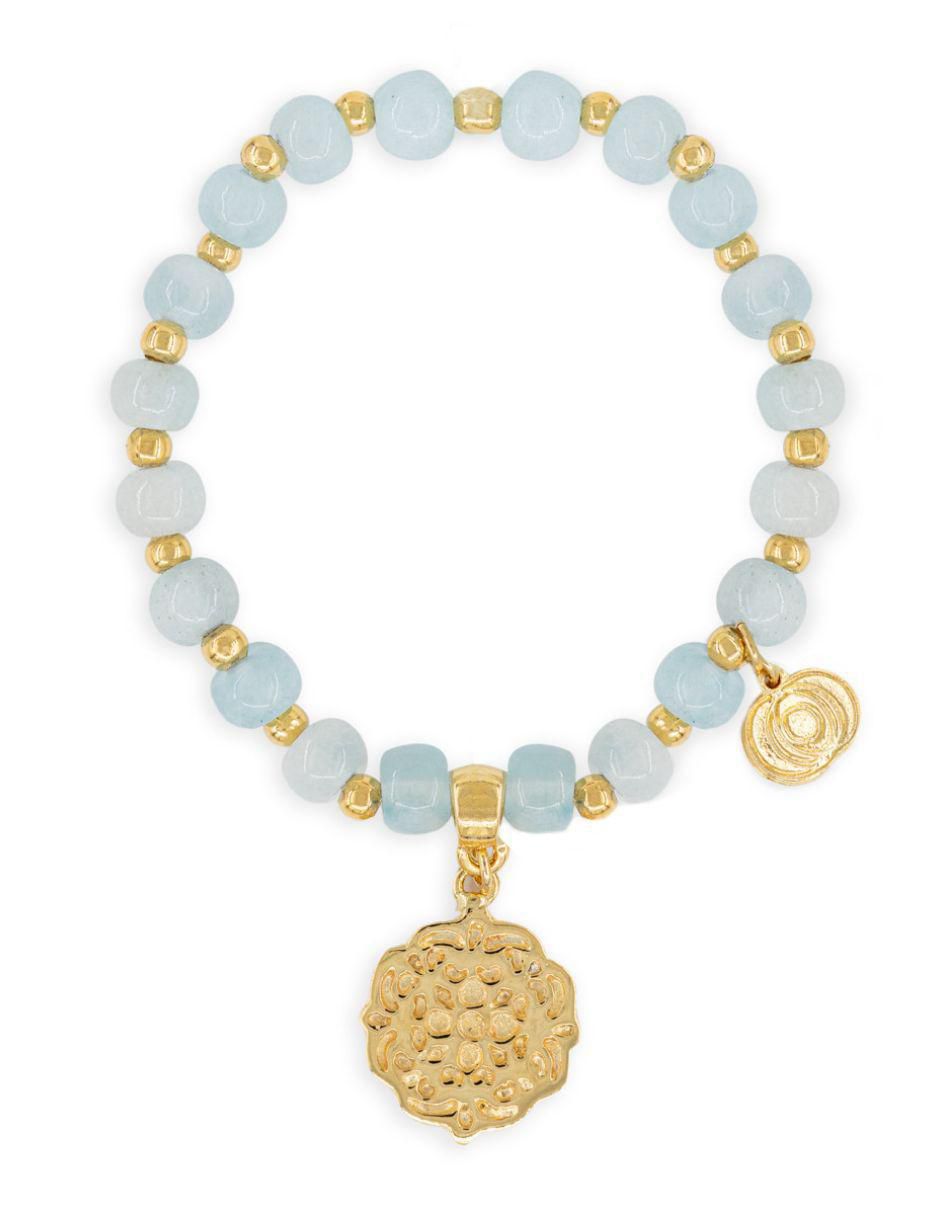 Pulsera de baño de oro Mandalas