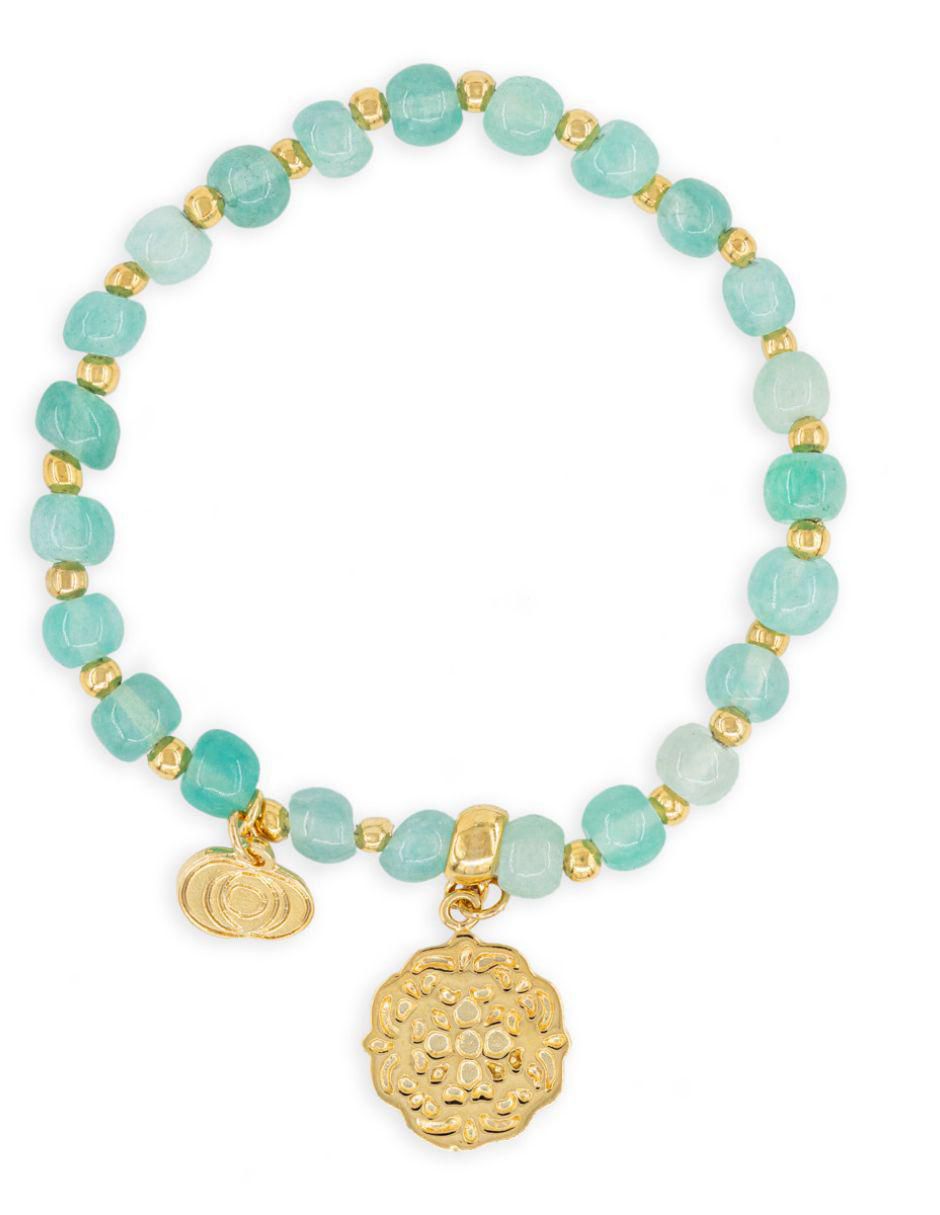 Pulsera de baño de oro Mandalas