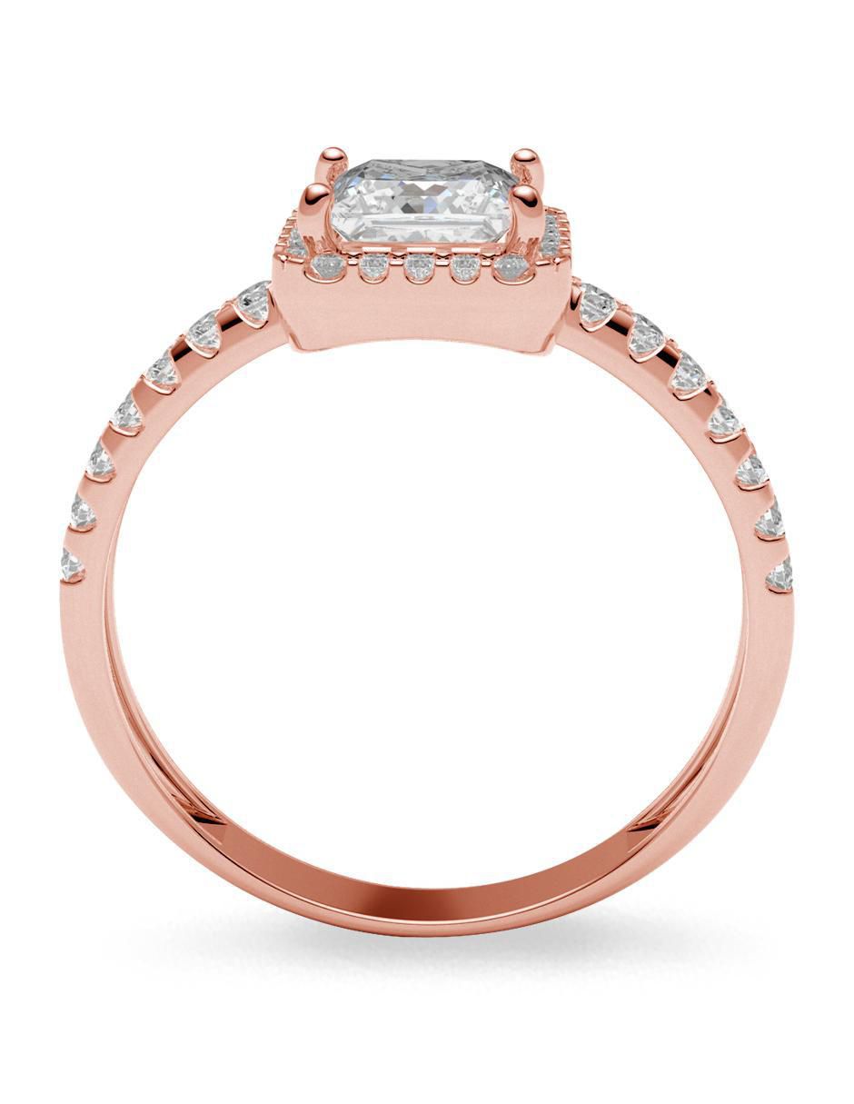 Anillo de compromiso de oro 14 k 2