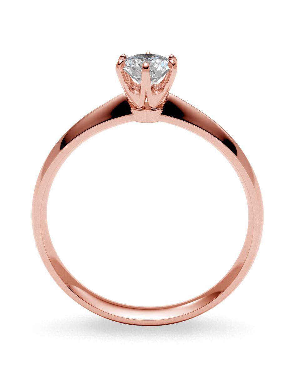 Solitario de oro 14 k 3