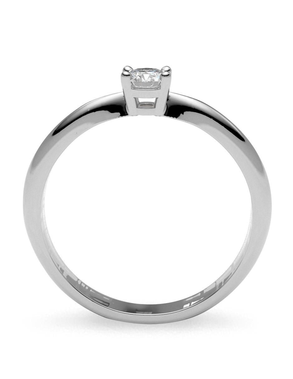 Solitario de oro 14 k 2
