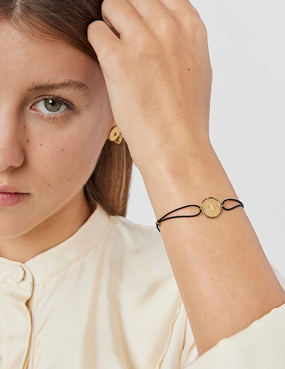 Pulsera de oro amarillo 18 k Oursin 5