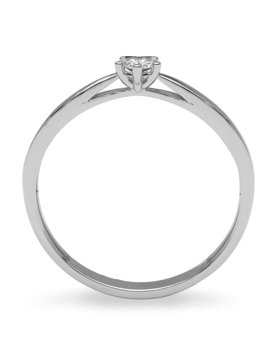 Solitario de oro 14 k 3