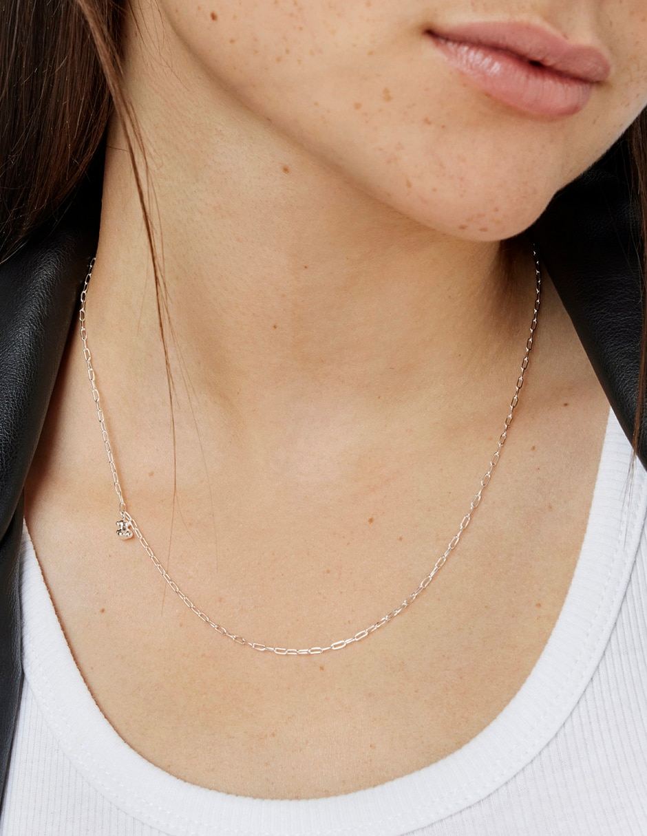 Collar de oso Bold Bear de plata P 925 5