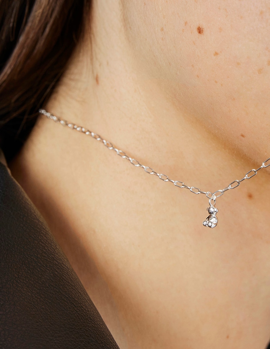 Collar de oso Bold Bear de plata P 925 7