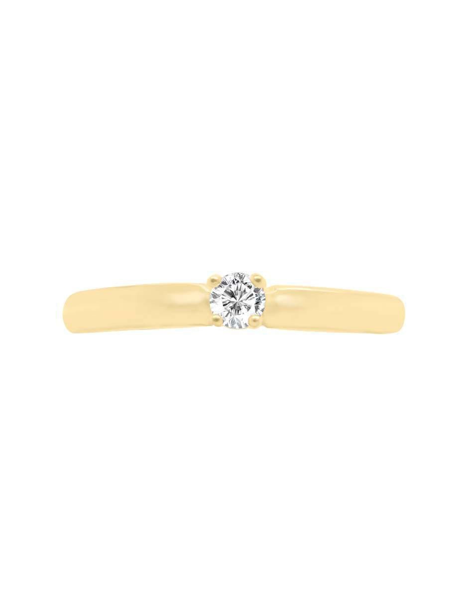 Solitario de oro 14 k Aryan diamante Solitario de oro 14 k Aryan diamante