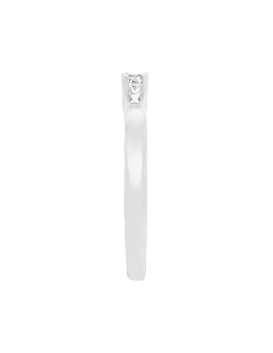 Solitario de oro 14 k klamore diamante