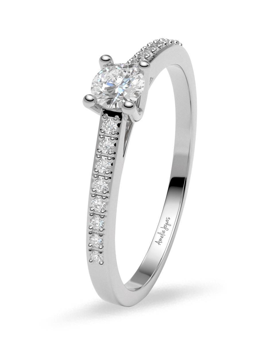 Anillo de compromiso de oro 14 k 2