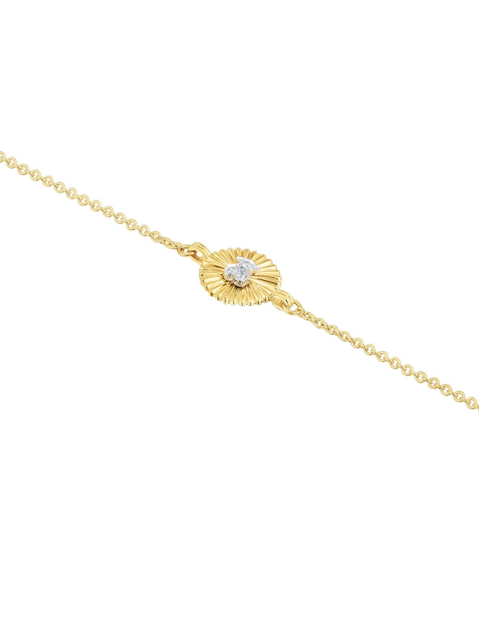 Pulsera de oro 18 k Iris Motif 3