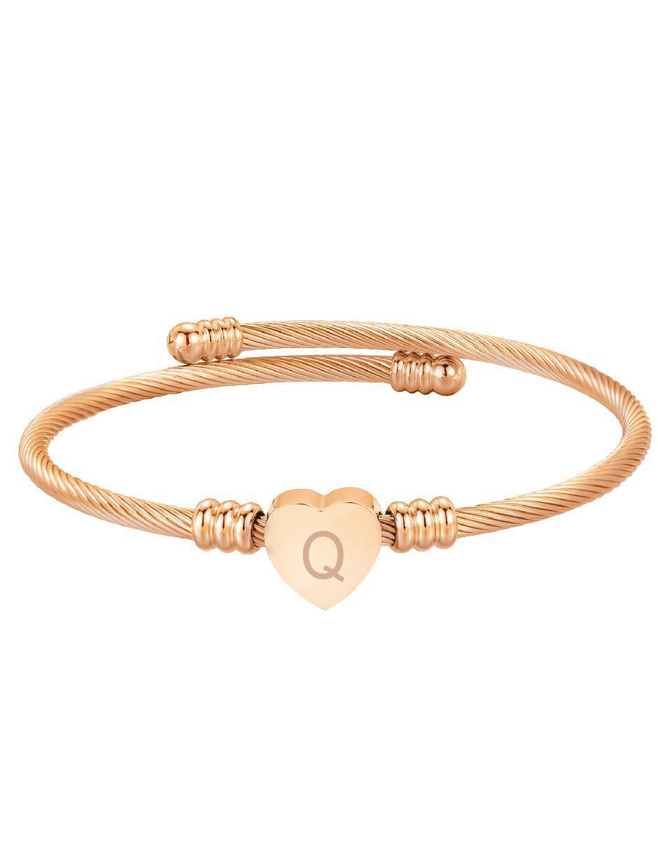 Pulsera de acero inoxidable con letra Pulsera de acero inoxidable con letra