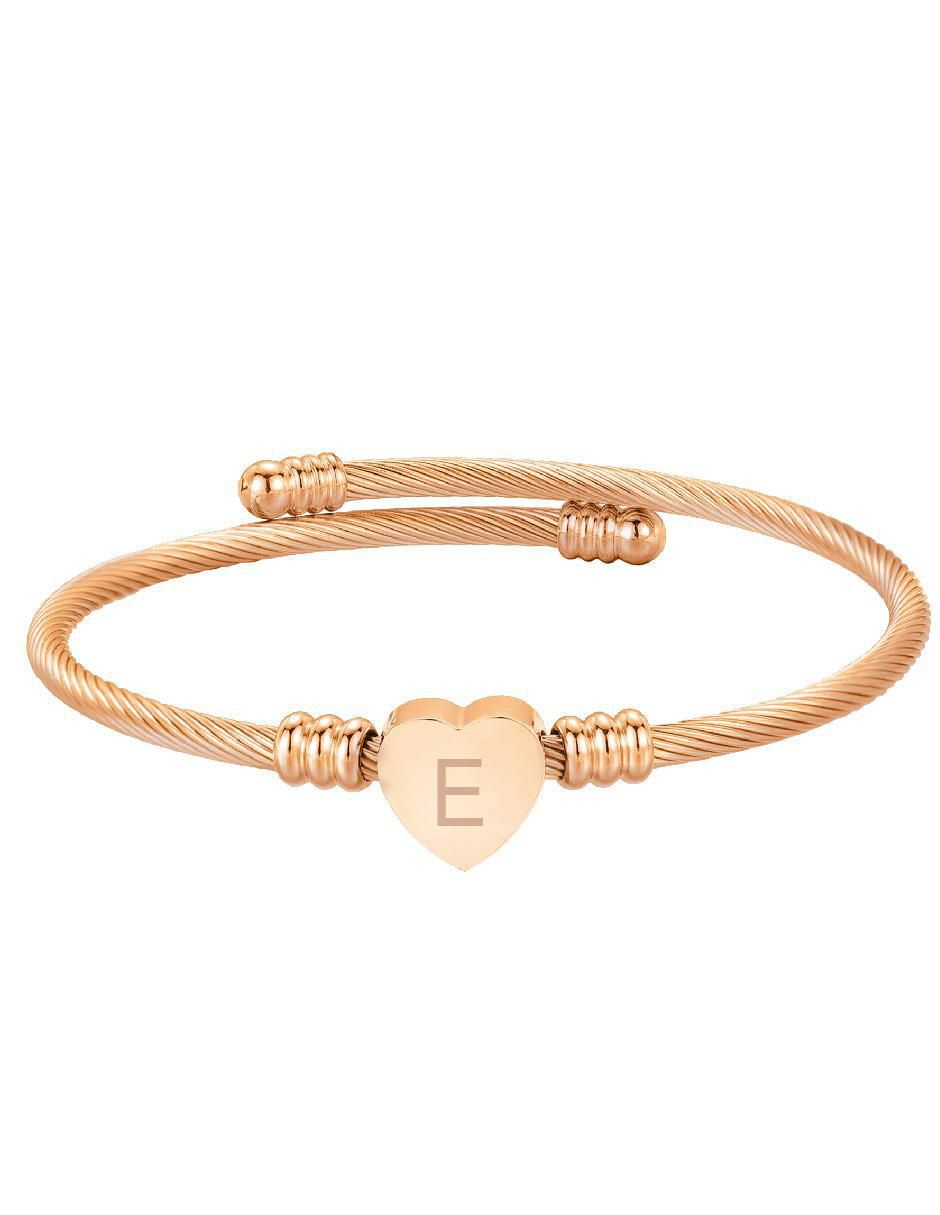 Pulsera de acero inoxidable con letra Pulsera de acero inoxidable con letra