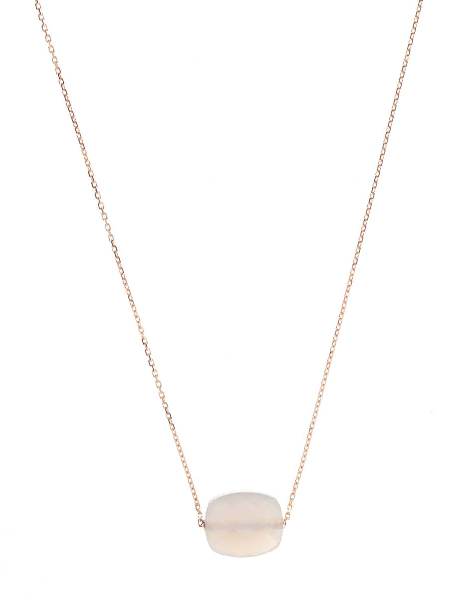 Collar ovalado de oro amarillo 18 K
