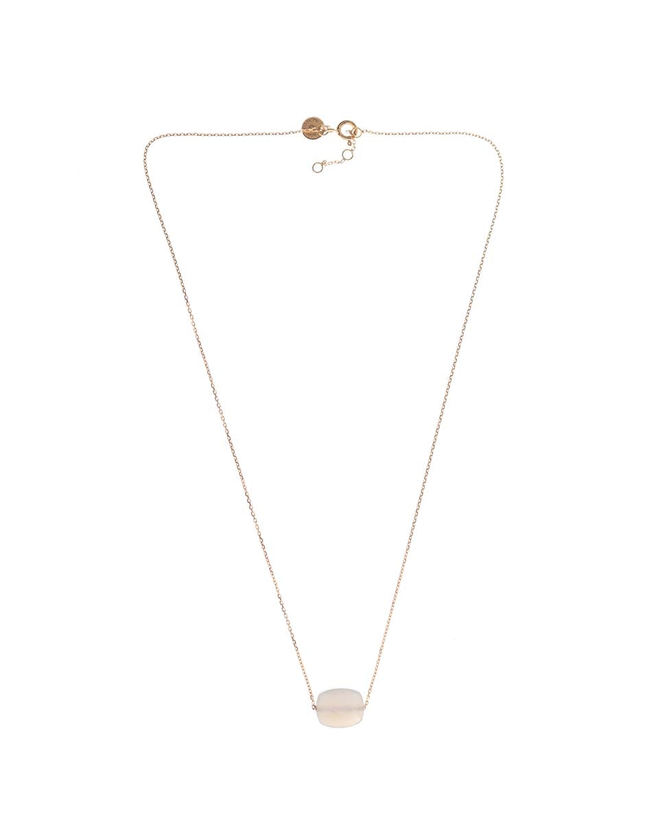 Collar ovalado de oro amarillo 18 K 2