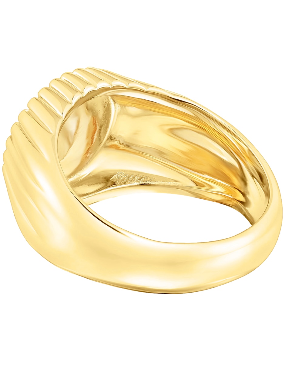 Anillo ovalado Iris motif P 925 de plata vermeil iolita brillante 3