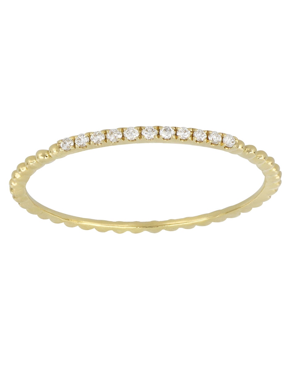 Anillo 18 k de oro diamante brillante Anillo 18 k de oro diamante brillante