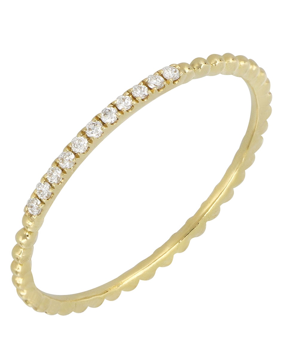 Anillo 18 k de oro diamante brillante 2