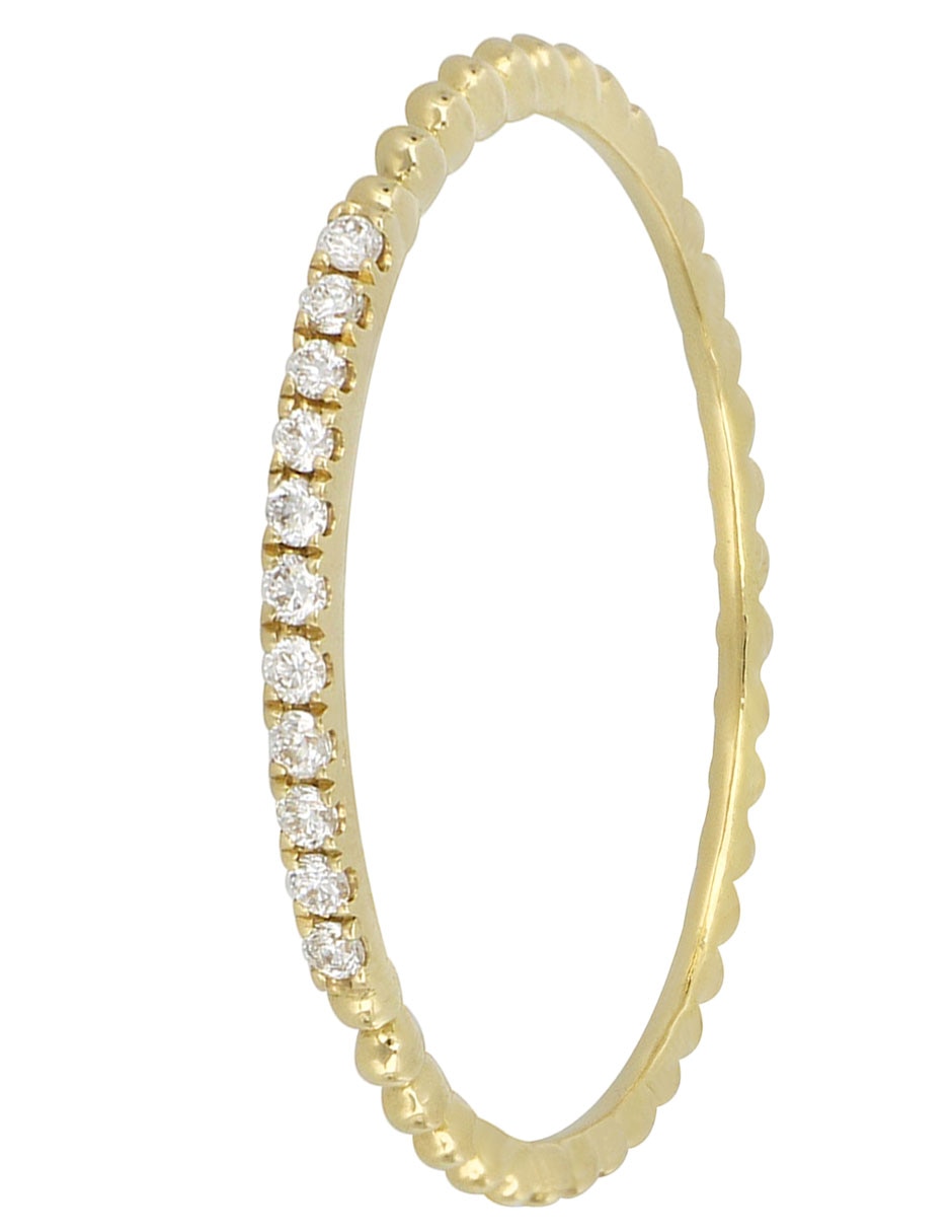 Anillo 18 k de oro diamante brillante 3