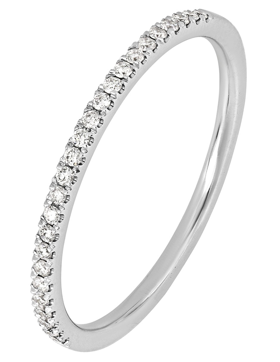Anillo Shota Aizawa 18 k de oro blanco diamante brillante 2