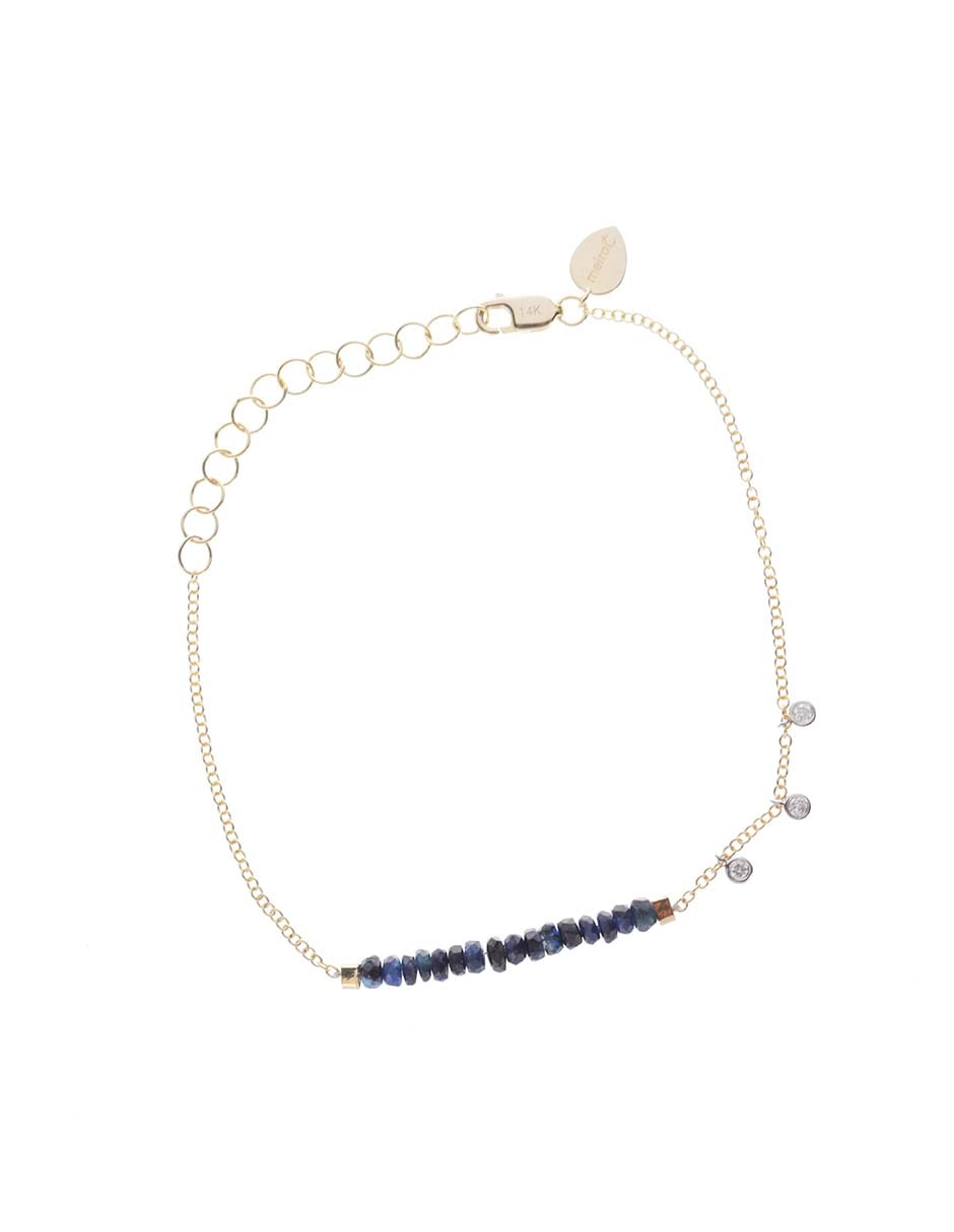 Pulsera de oro 14 K con acabado brillante Pulsera de oro 14 K con acabado brillante