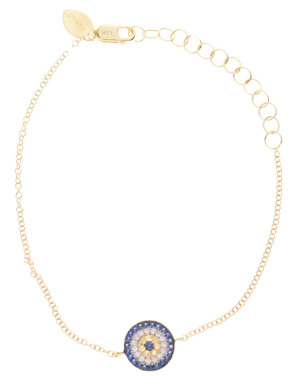 Pulsera de oro 14 K con acabado pulido