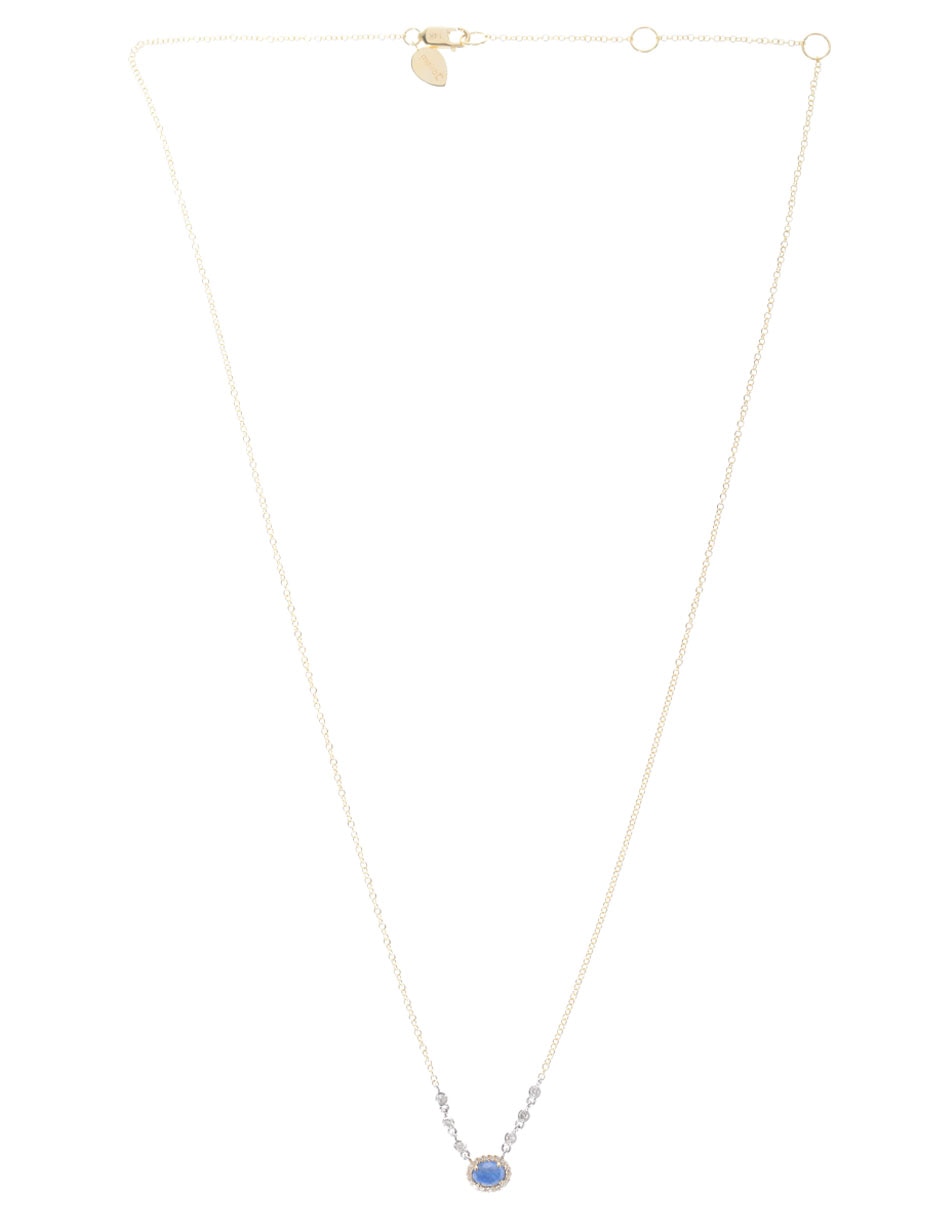 Collar ovalado de oro 14 K 2