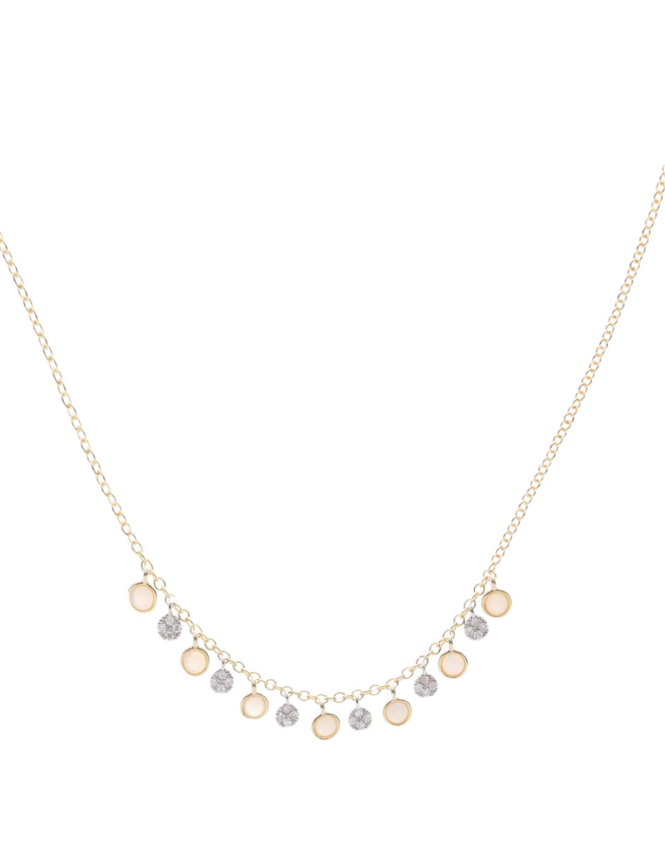 Collar de oro amarillo 14 K