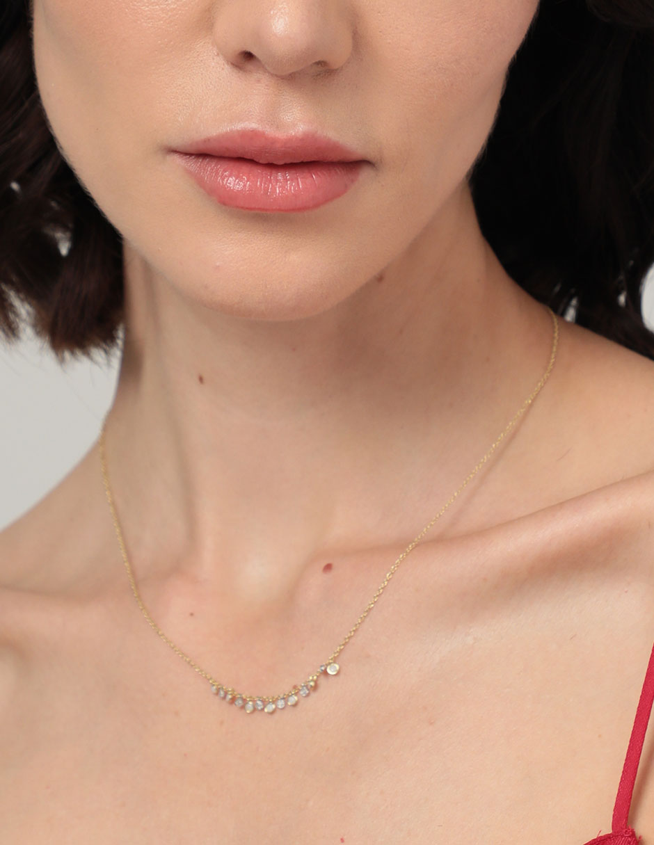 Collar de oro amarillo 14 K 3