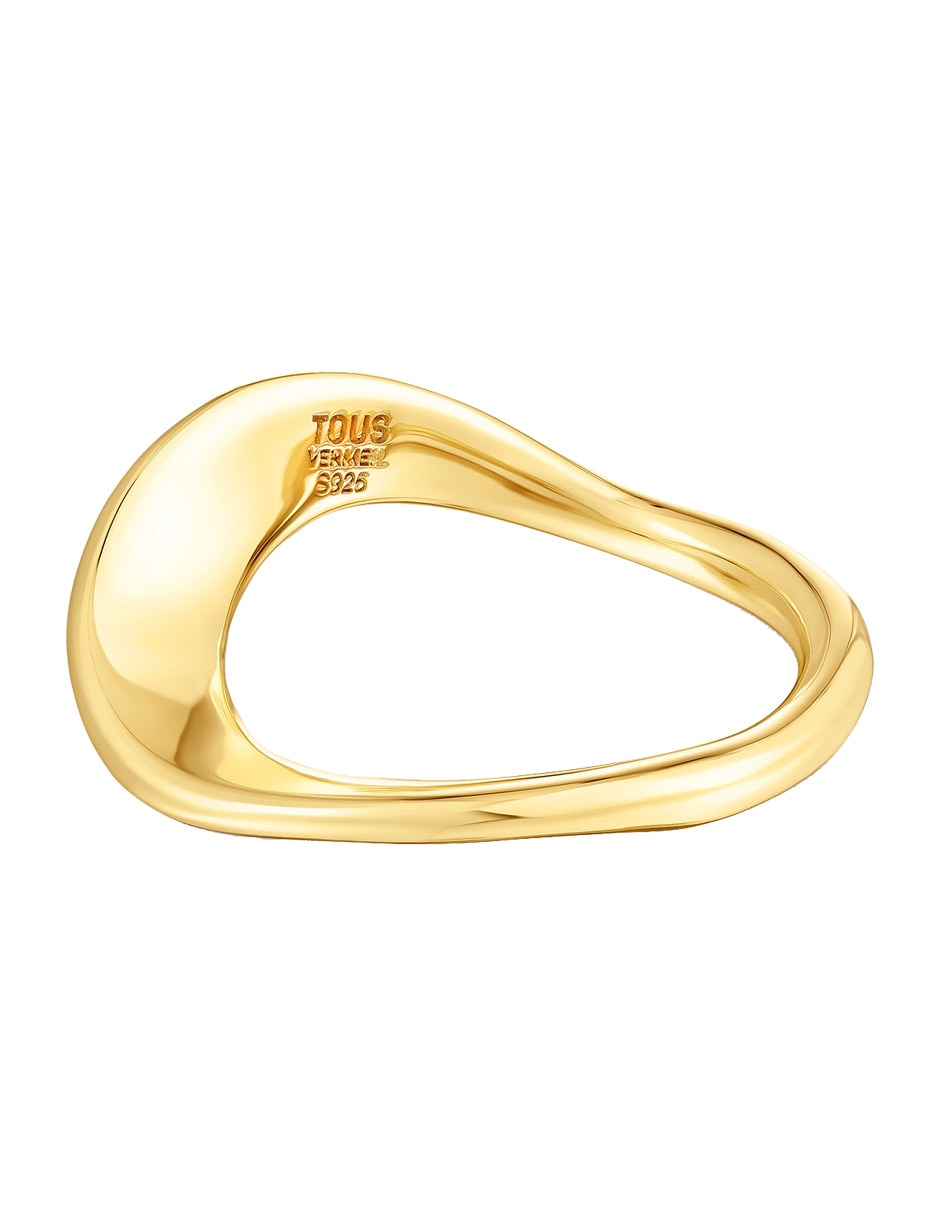 Anillo Gregal P 925 de plata vermeil brillante 3