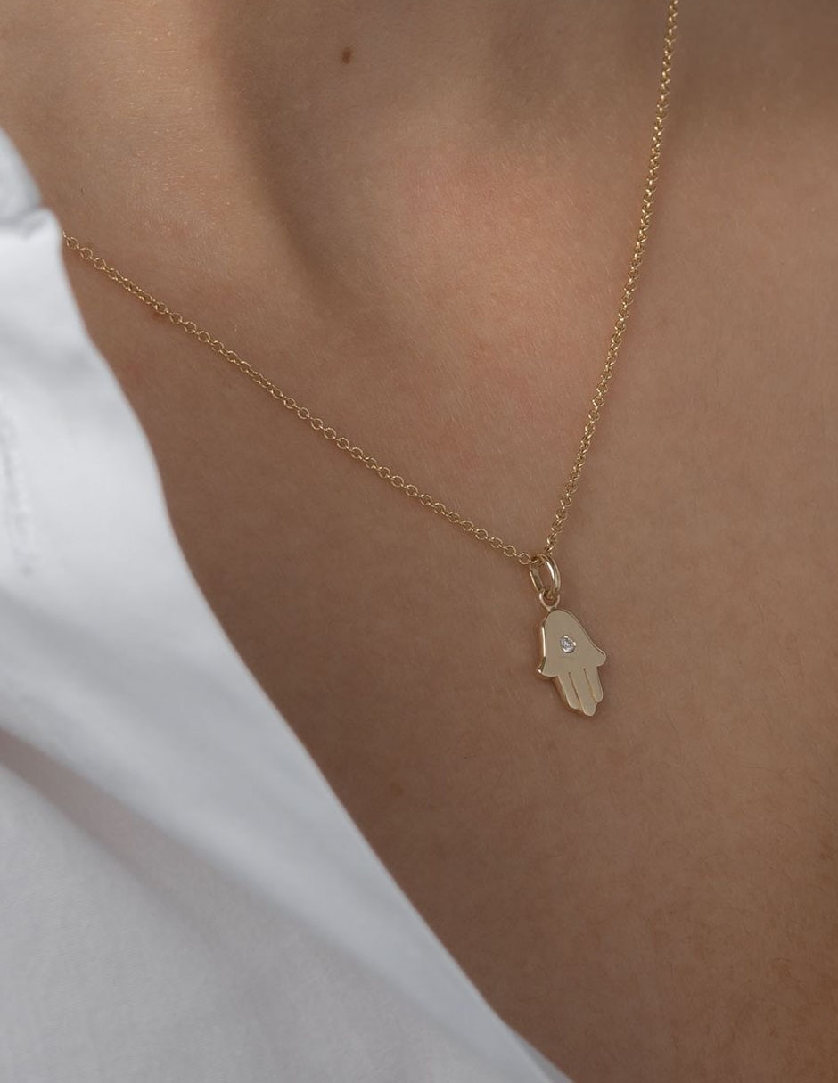 Collar de mano de oro 14 K 3