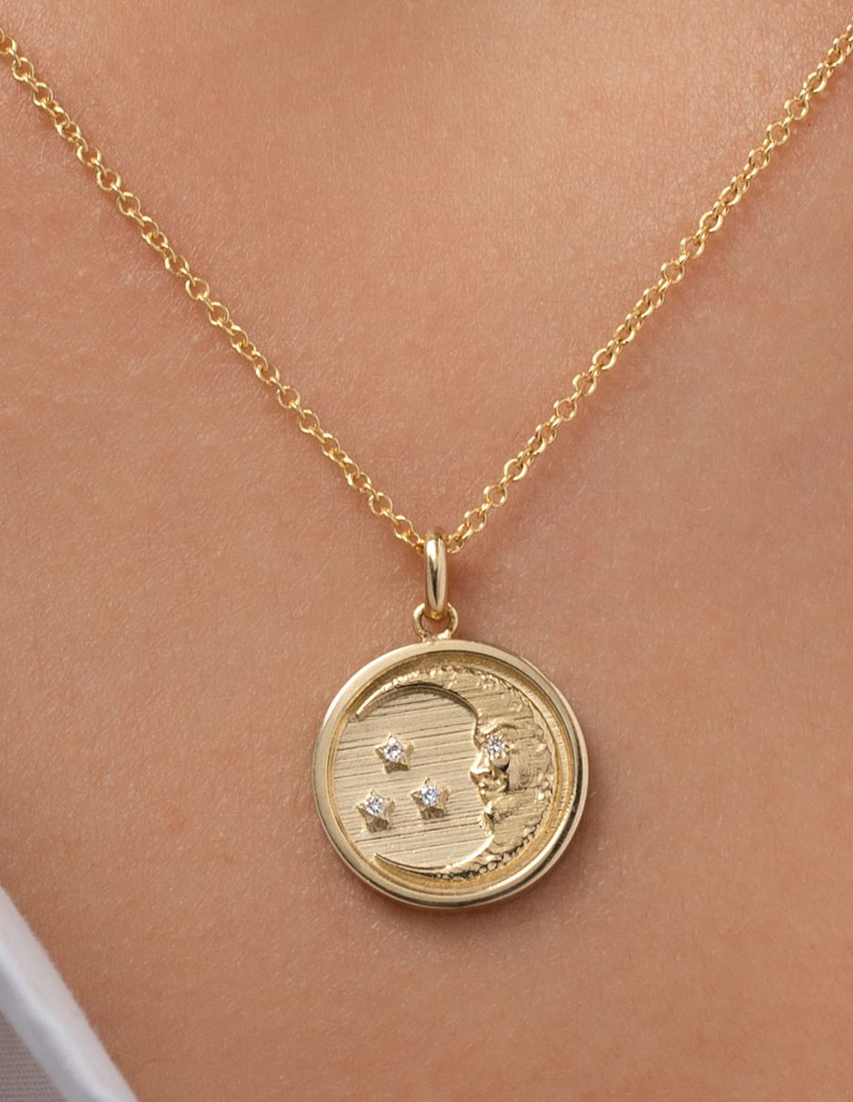 Collar de oro 14 K 2