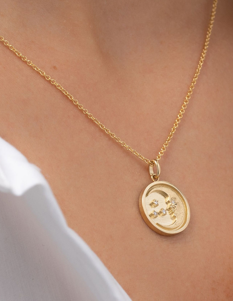 Collar de oro 14 K 3