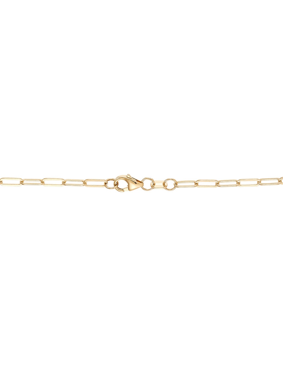 Collar de corazón de oro 14 K 3