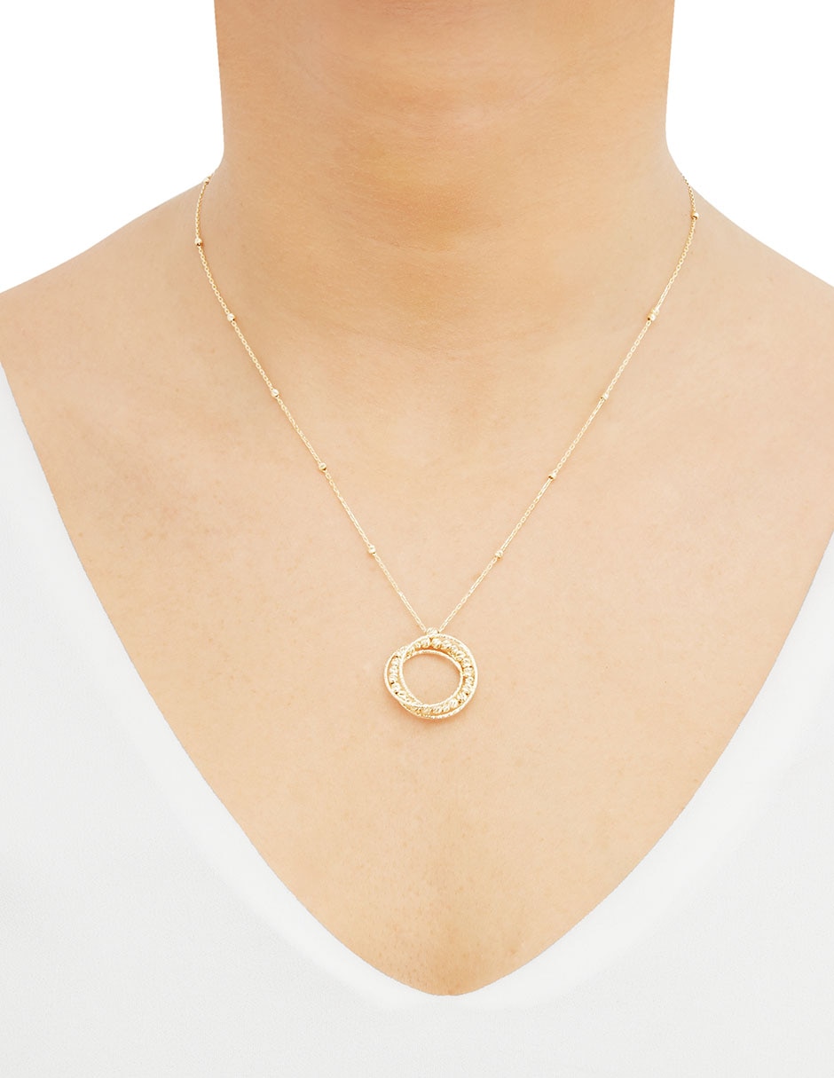 Collar de oro 14 K 4