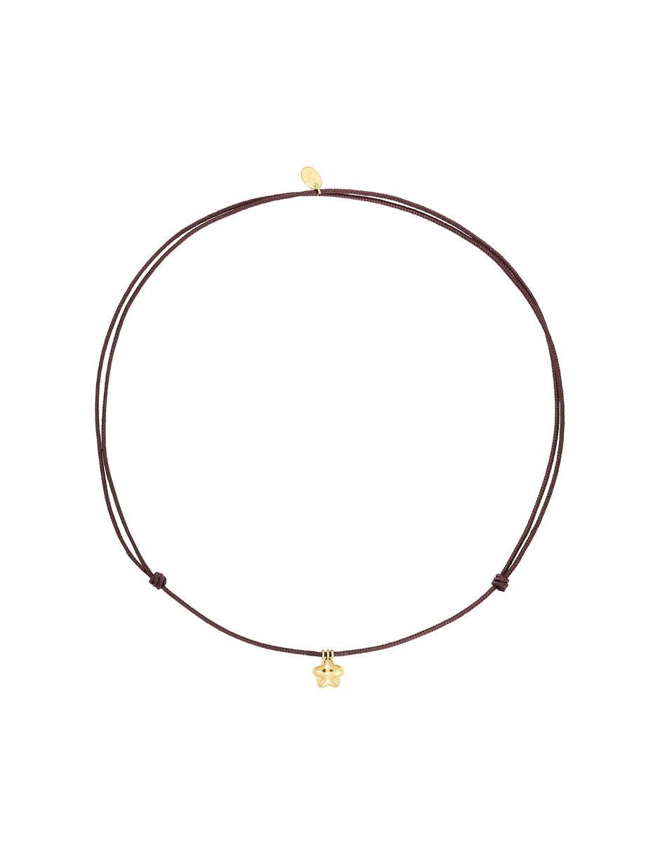 Collar de flor de oro 18 K Collar de flor de oro 18 K
