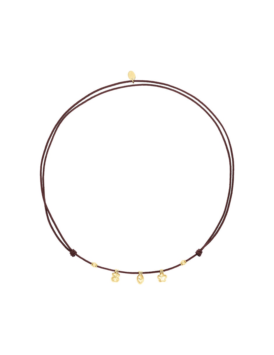 Collar de oso de oro 18 K