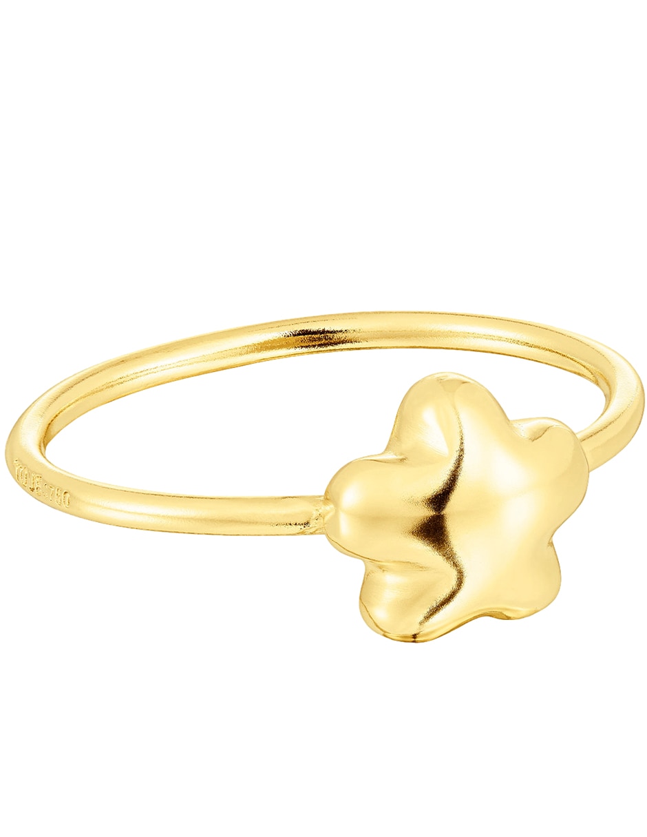 Anillo de flor Balloon 18 k de oro brillante 2