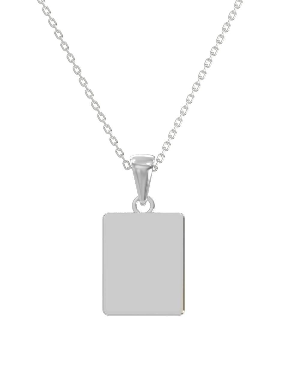 Collar clepsidra ninguna de acero sin kilataje