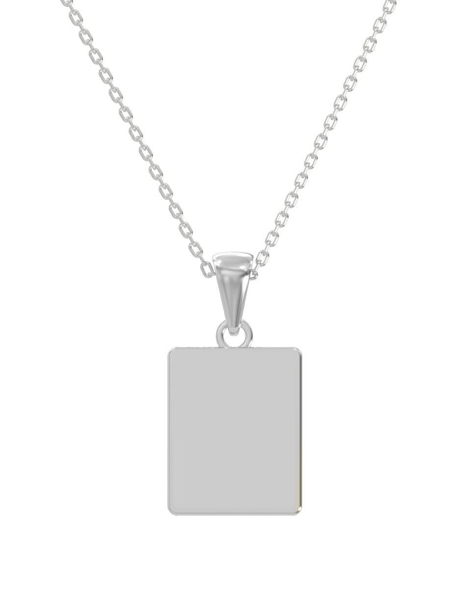 Collar clepsidra ninguna de acero sin kilataje